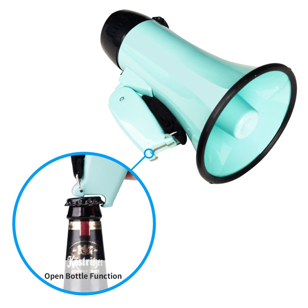 Draagbare Hand Megafoon Speaker Trompetten Opname Tour Gids Luidsprekers Luid Volume Macaron Kleur Groen Roze