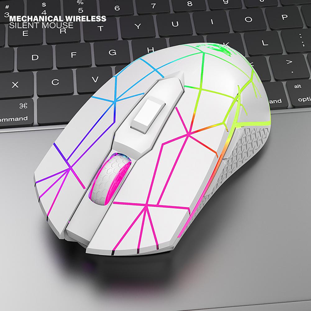 Desk Mouse Ergonomic Computer Mouse 6 Buttons Wide Application High 2.4G USB Charging Mechanical Gaming Mouse