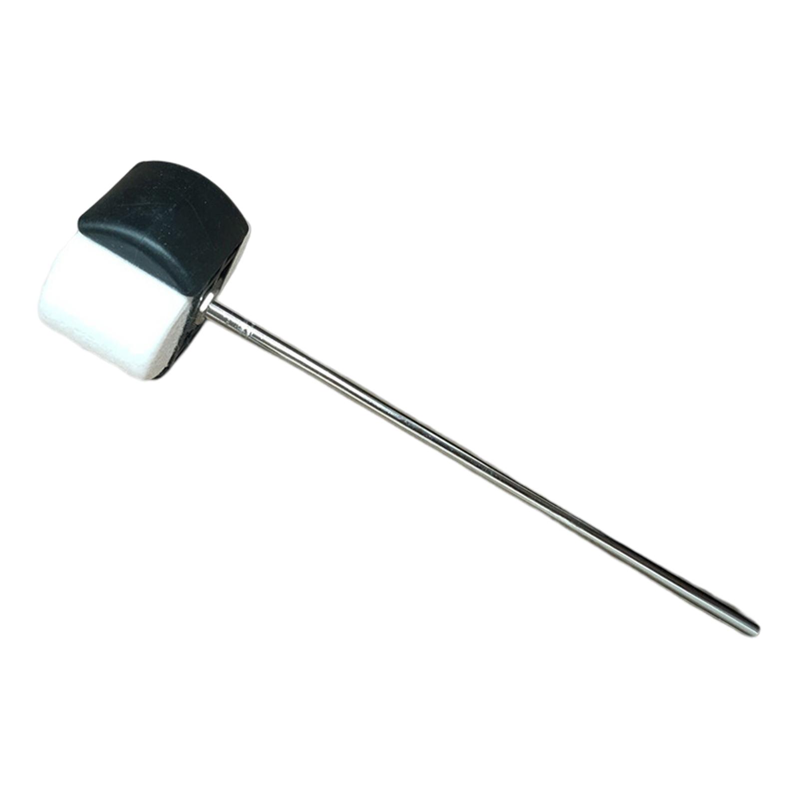 Bass Trommel Pedal Schläger Schlagzeug marschieren Band Zubehör Metall Schaft Bass Trommel Pedal Hammer Trommel Aktualisierung Ersatz: Grau