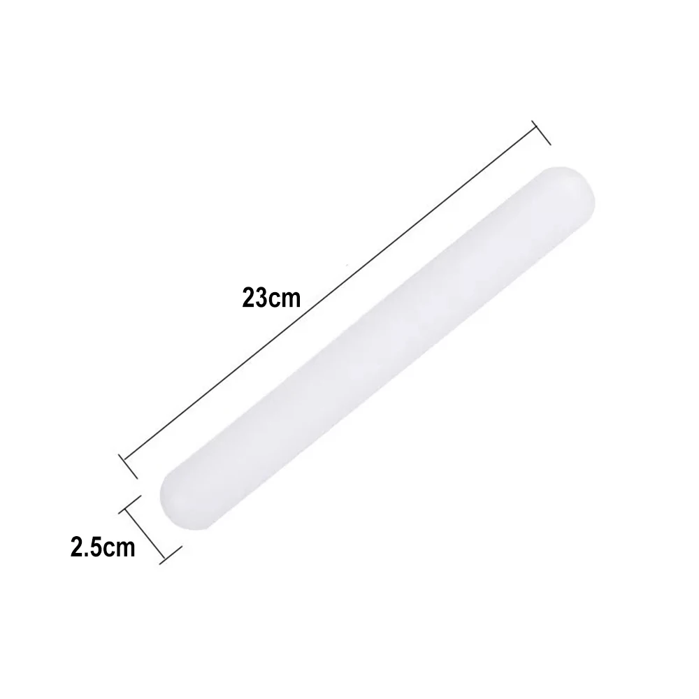 23Cm 30Cm Plastic Fondant Roller Deegroller Suikercake Roller Deegstick Gebak Bakdecoratie Tool Keuken Accessoire: Roze