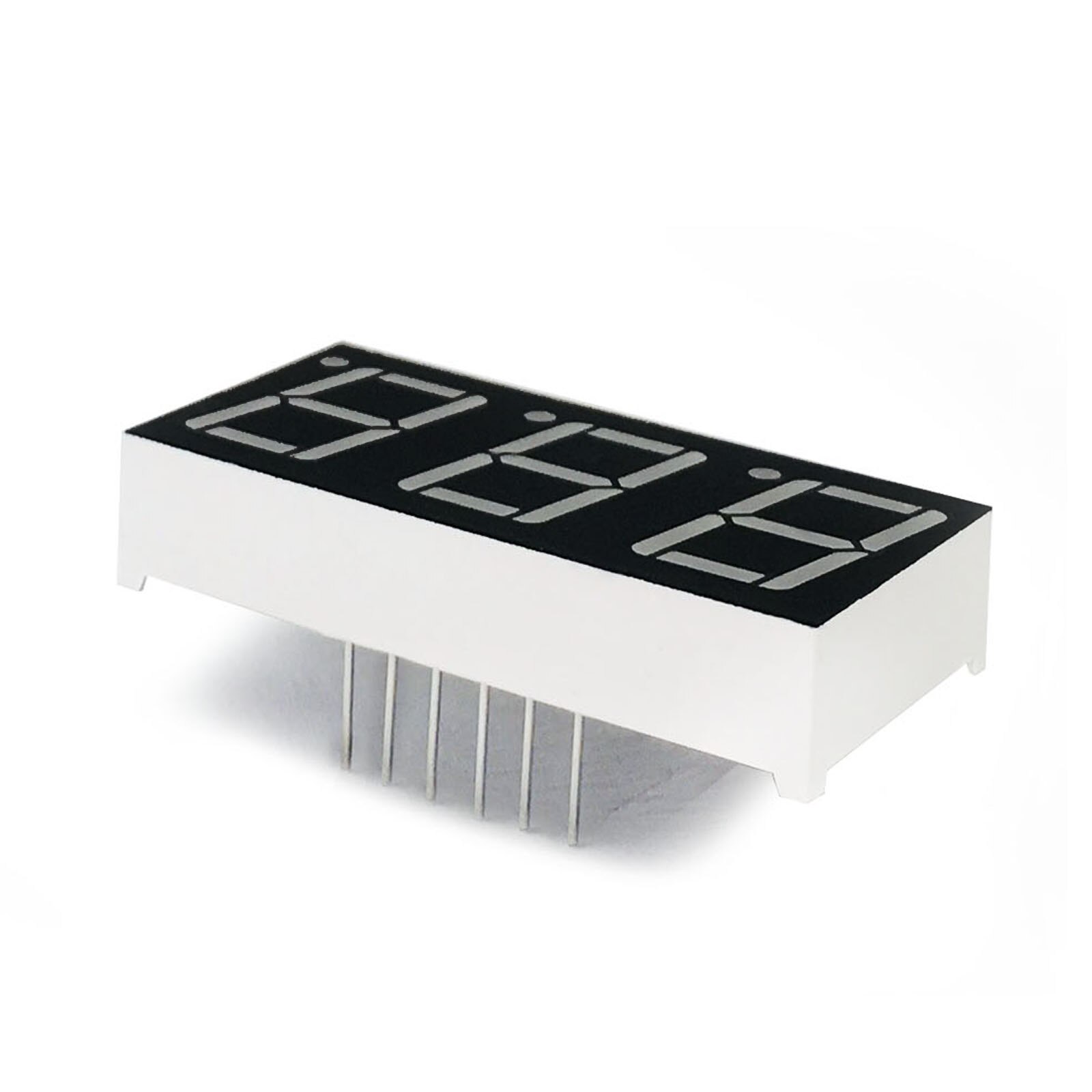 Mcigicm 100 st 7 segment gemensam katod 3 bitars digitalt rör 0.56 " 0.56in.  röd led display 7 segmentos led digitalt rör