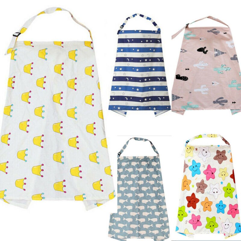 Breastfeeding Cover Feeding Baby Nursing Apron Women Mum Shawl Clothes Cotton Blanket Cloth Mommy Apron