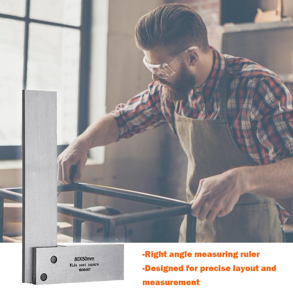 Maschinist Platz 90 Grad Rechts Winkel Lineal Winkelmesser Carpenter Verhärtung der Präzision Stahl für Ingenieure DIY Hilfs Werkzeug