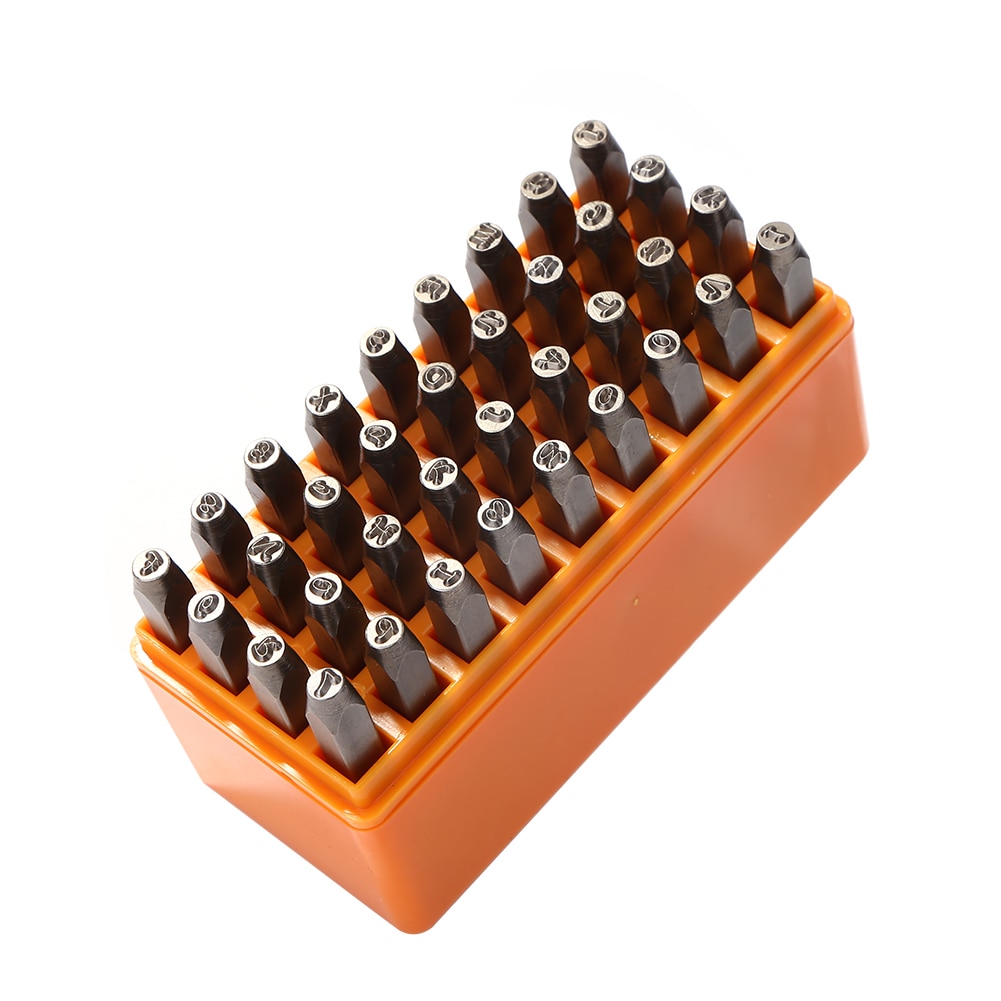 Metal Steel Stamping Tool Steel Prints Lowercase A-Z Letters Symbol DIY for Leather Punches LOGO Gold Jewelry Leather Mold