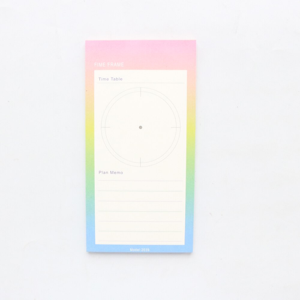 Domikee cute undated planner notepad school student time agenda planner memo pad: weekly monthly daily planner list: Light Pink