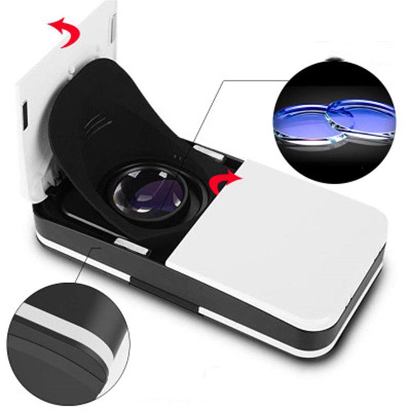 Opvouwbare vr-bril, draagbare 3d virtual reality vr slimme digitale brillen voor 3d vr-filmspellen (4.7-6 inch telefoons