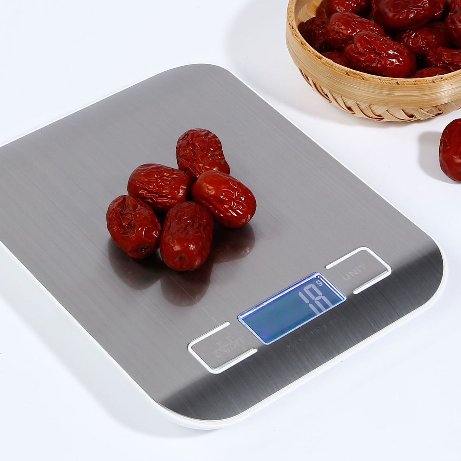 Kitchen Scale Digital LCD Food Scale Weight KG G oz ml lb kitchen accessories Stainless Steel Portable Food Scale 1g Precise
