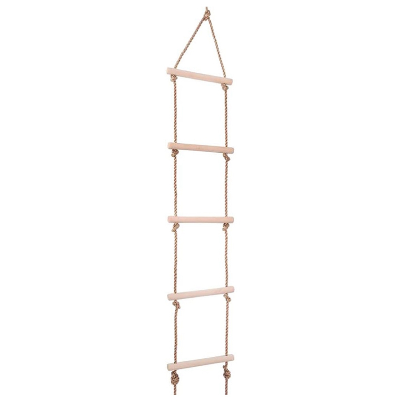 5.7FT corde échelle enfants et adultes escalade jeu drôle jeu jouets pour balançoire accessoires arbre maison aire de jeux jeu ensemble