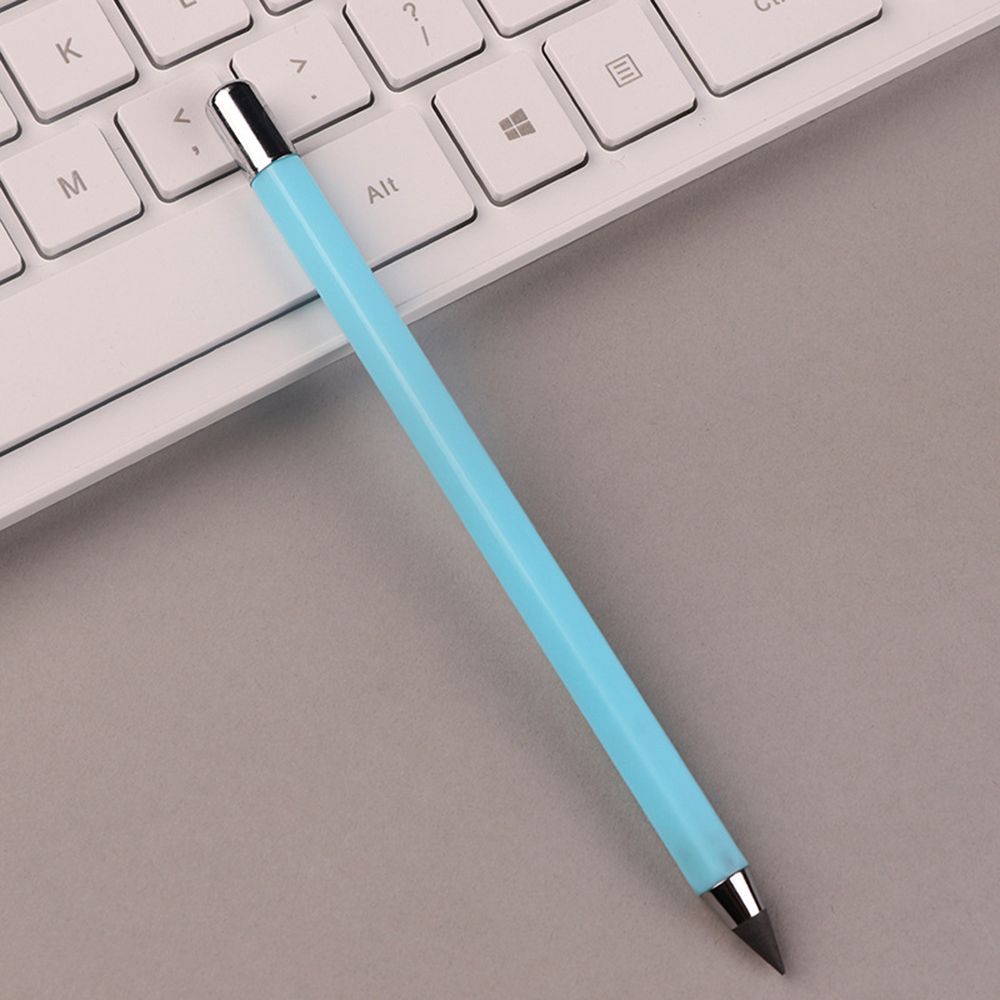 Eternal pencil inkless unlimited writing business signature pen office stationery Infinite Writing Pen: Blue