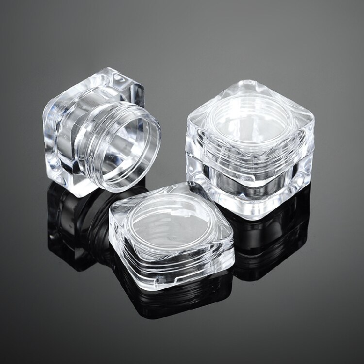 50 Uds 5G cosmético frasco vacío pote sombra de ojos envase de crema facial de maquillaje botella de acrílico para cremas para el cuidado de la piel productos herramienta de maquillaje