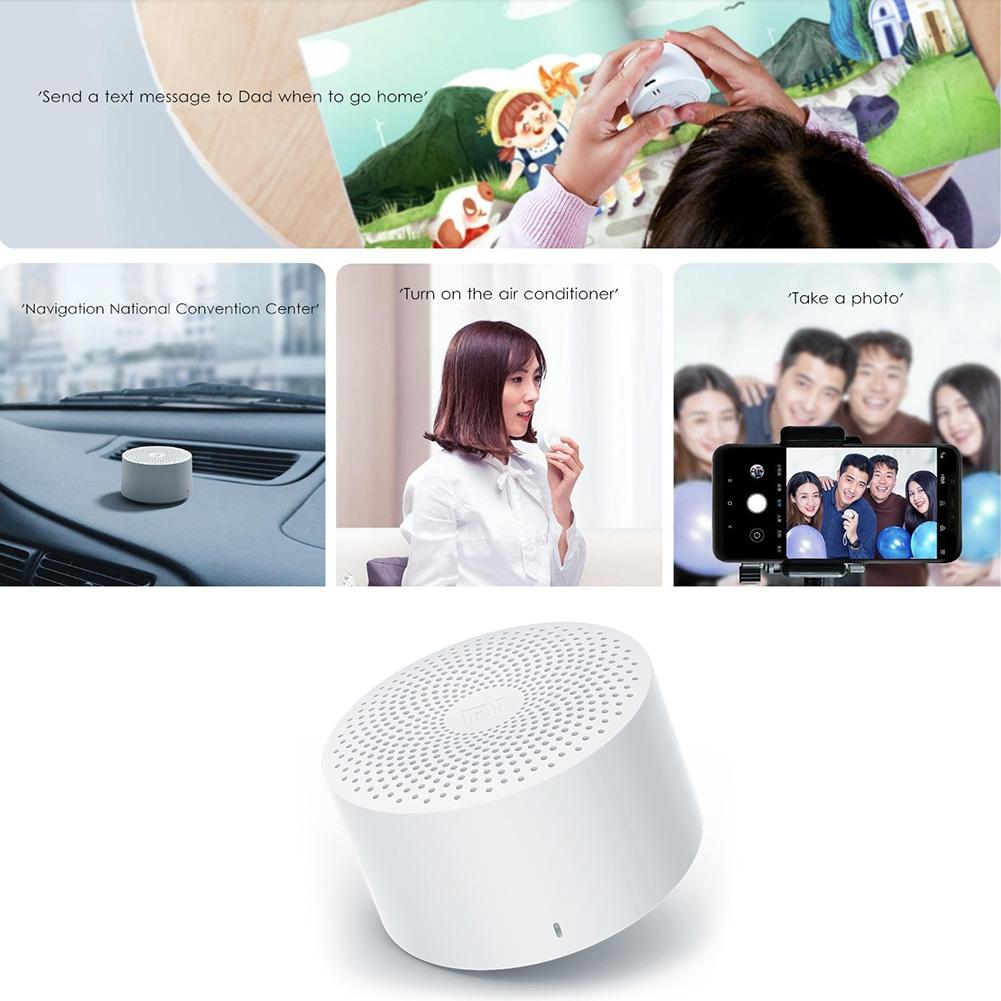 Xiaomi AI Bluetooth Speaker Mini Wireless HD Portable Speaker Column Mic Hands free Call AI Bluetooth 5.0 Sound Box