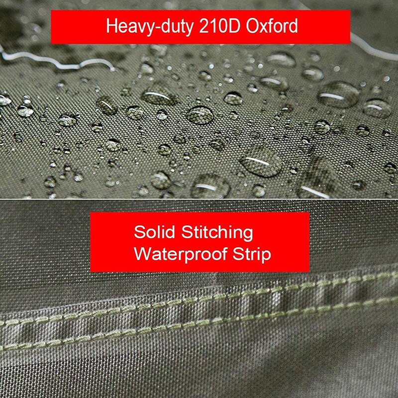 Garden Outdoor Drag Mower Cover Waterproof Protective Cover Storage Cover 210D Oxford Cloth