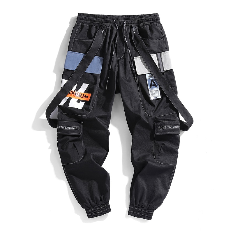 Sommar casual män cargo byxor tryck löst harem joggingbyxor sport stor storlek herrkläder hip-hop byxor män