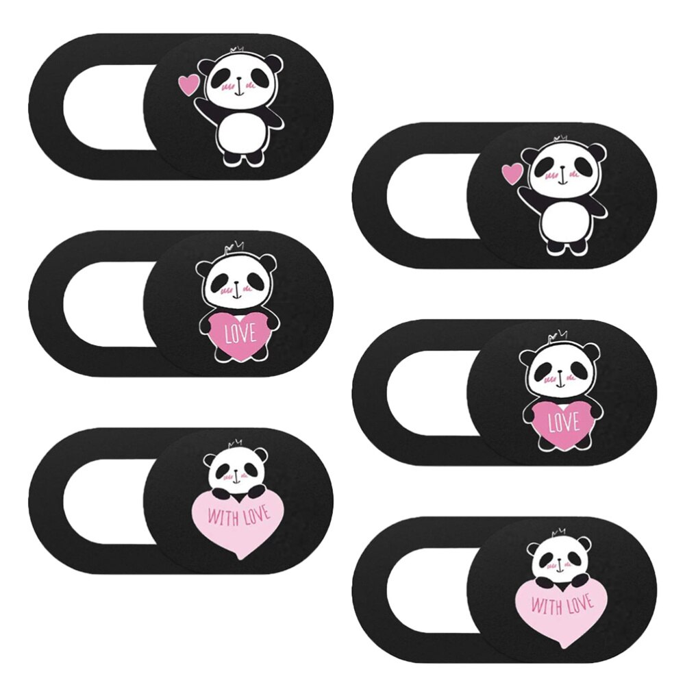 6PCS Web Camera Cover for Tablet Laptop Pattern Privacy Protection Cover