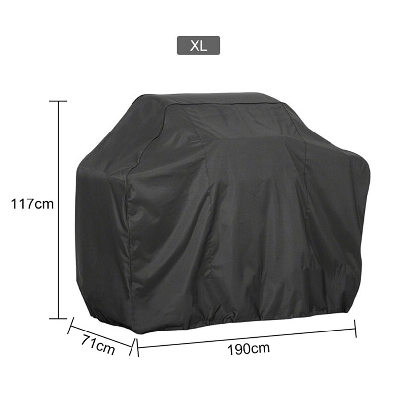 Cubierta de parrilla, protección para barbacoa, toldos a prueba de polvo, cubierta de tela, toldo cuadrado para barbacoa: XL