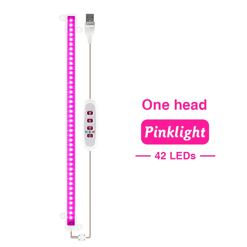 LED Full Spectrum Phyto Lamp USB 5V Grow Light Bar 30cm 1T 2T 3T 4T Plants Flowers Led Greenhouse Cultivo Hydroponic: Blue