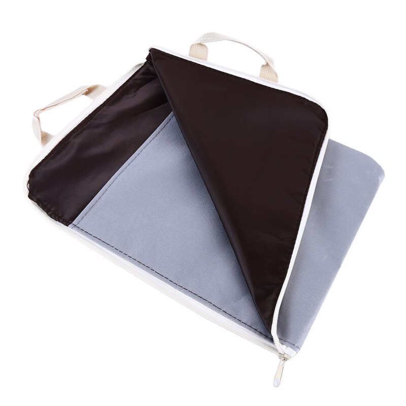 Large Canvas A4 File Folder Document Bag Business Briefcase Paper Storage Organizer Bag Stationery School Office Supplies