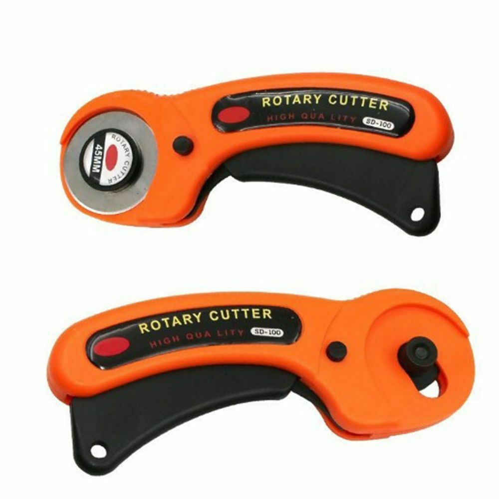 Leathercraft 45mm roterende cutter stof quilt cutter gør-det-selv patchwork læder håndværkssyværktøj sødere cirkulær