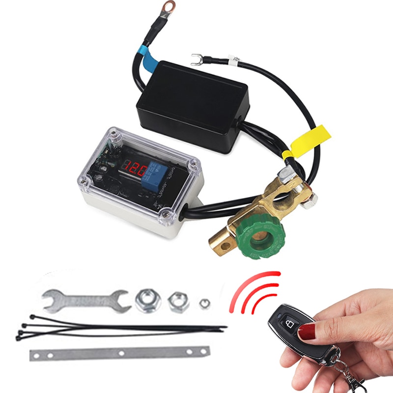 Heart Horse 12V 140A Smart Dual Battery Isolator Handmatige/automatische modus VSR spanningsgevoelig relais met digitaal display Voltmeter, UTV, boot, camper