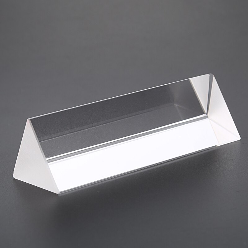 Natuurkunde onderwijs prisma precisie optisch glas 4 inch