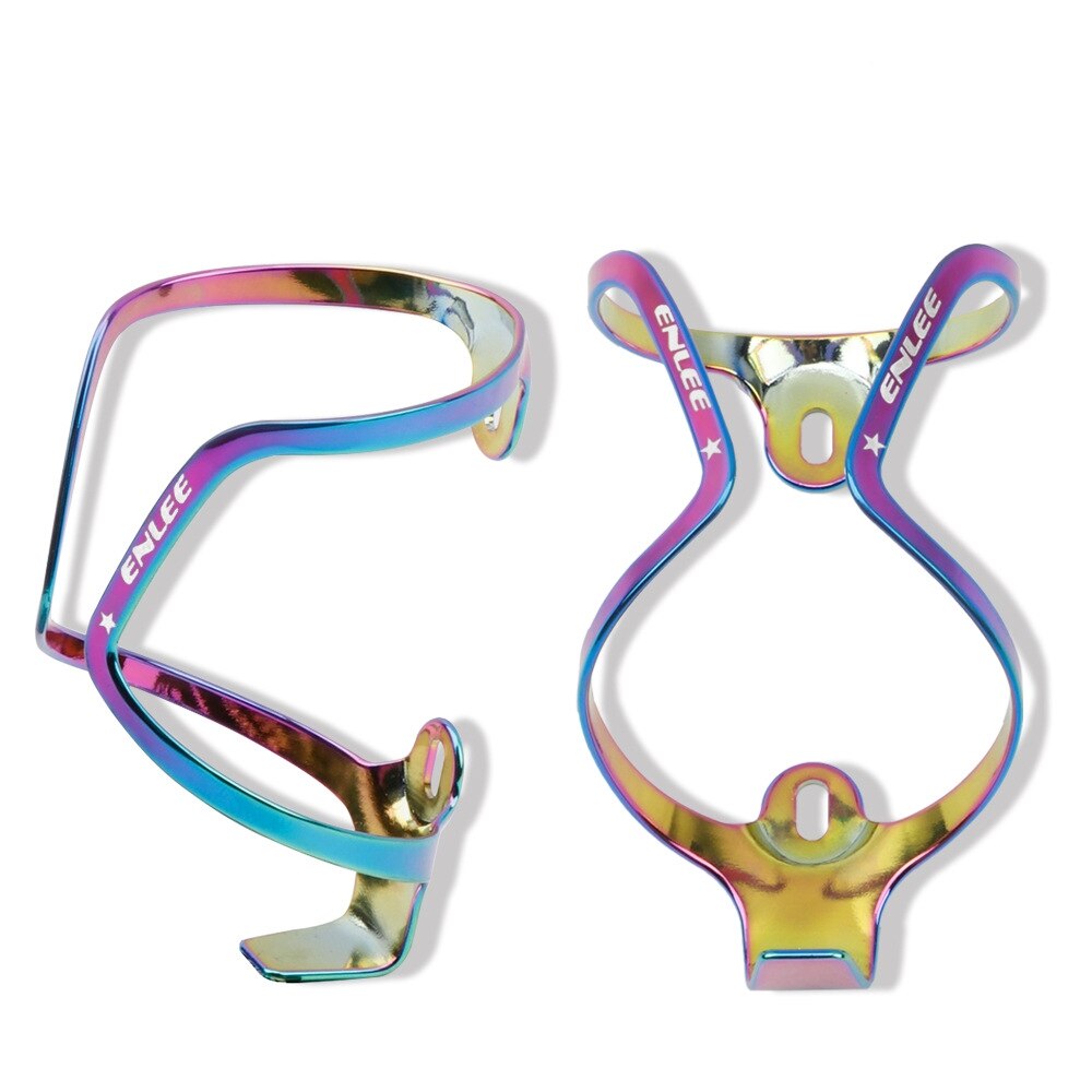 ENLEE 085 portabotellas MTB bicicleta Electroplate Color jaula para tetera ultraligera ciclismo portavasos accesorios de bicicleta
