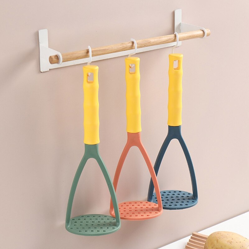Potato Masher Potato Ricer Masher Non Stick Handheld Kitchen Masher Vegetable Fruit Masher for Food Bean Avocado Gadgets