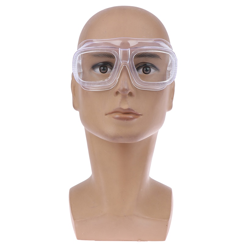 Lens Eye Protection dust Work laboratory Glasses 1pcs Safety Goggles Glasses Anti chemical splash Safety Goggles clear