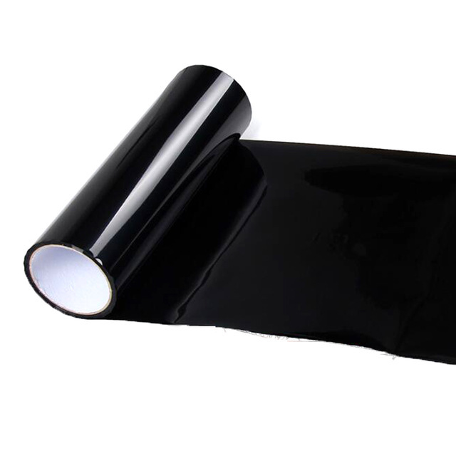 Universal Auto Headlight Protective Film Kit - UV Resistant Vinyl Wrap for Headlights & Taillights, Multi-Color Tint, Scratch: Brown