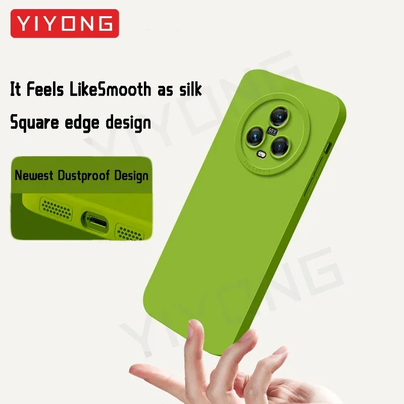 Magic5 Pro Case YIYONG Silky Soft Liquid Silicone Cover For Huawei Honor Magic 5 Lite 6 Pro 5G Magic6 Shockproof Phone Cases