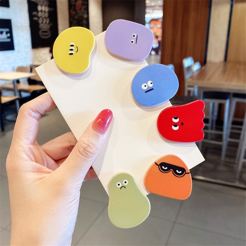 2Pcs Haar Clip Leuke Haaraccessoires Meisjes Zweet Woede Uitdrukking Haar Clips Hoofddeksels Haarspeld Leuke Vrouwen Hoofdtooi