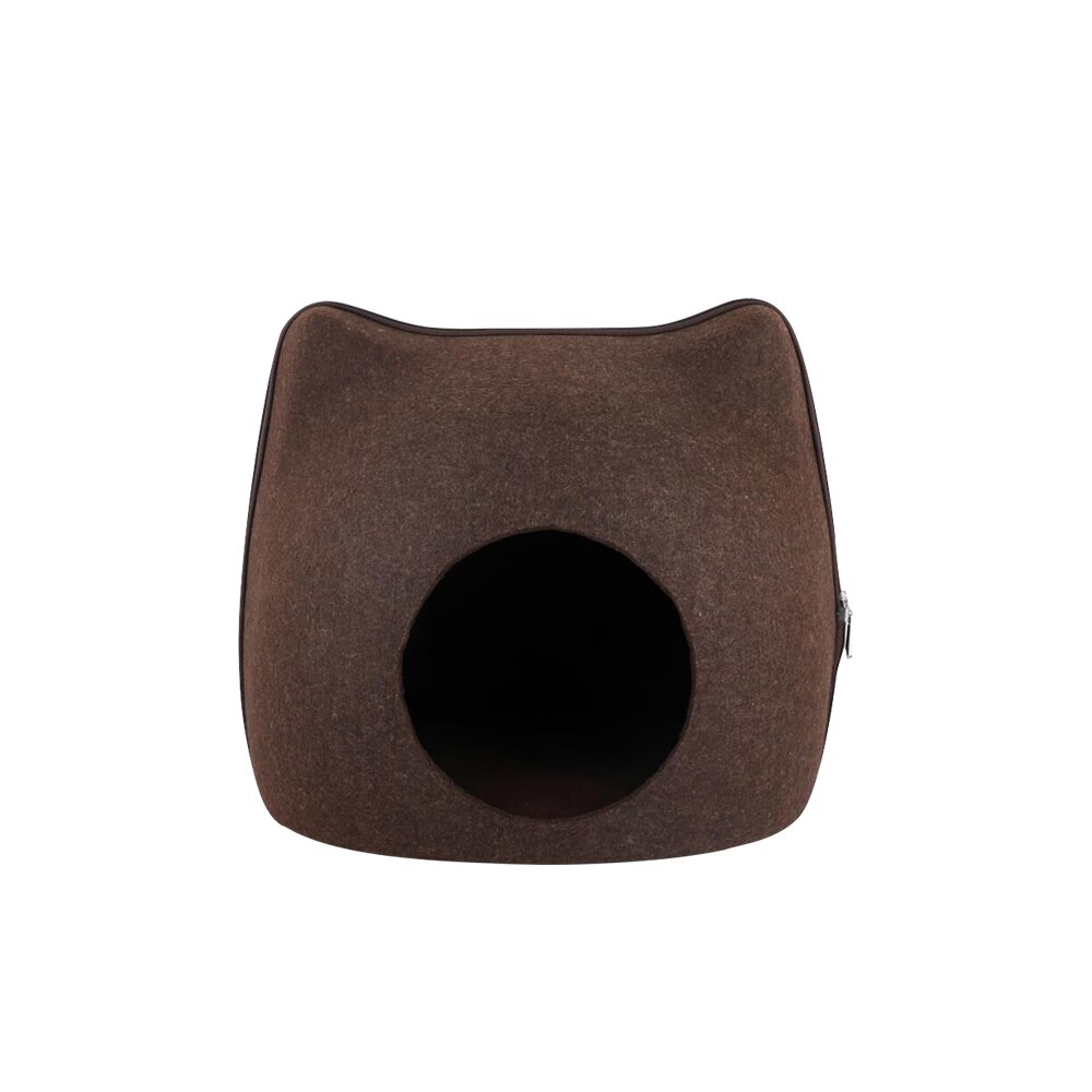Cat Pet Cave Cat Cave Bed Cat Bed for Cats Kittens Pets: Brown