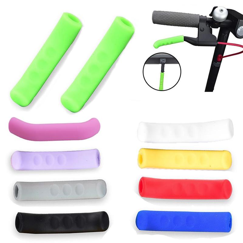 Cubierta protectora de manija de freno para patinete eléctrico Xiaomi M365, accesorios para bicicletas, cubiertas universales antideslizantes para ciclismo, 2 uds.