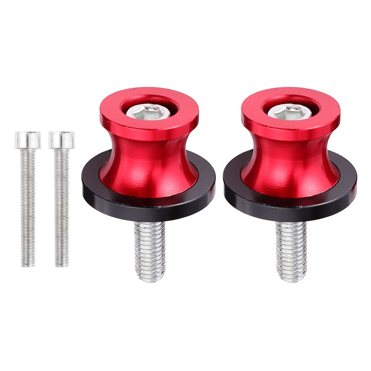 Motorbike Lifting Screw Aluminum Alloy Screw for Motorcycle: red