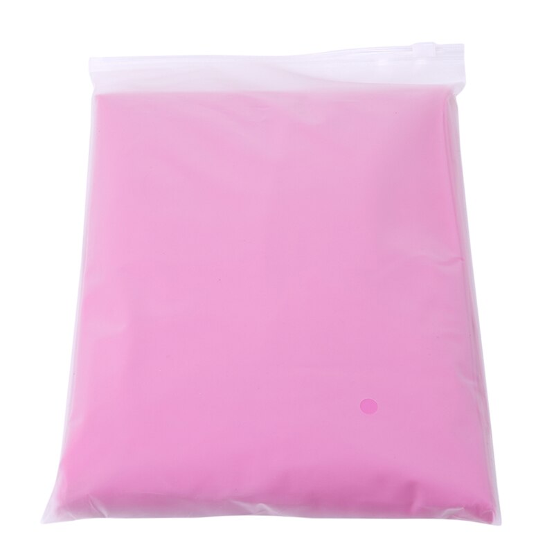 Chubasquero transparente impermeable para hombre y mujer, abrigo grueso para la lluvia, para exteriores, Camping, viaje, Sudadera con capucha, Ponchos, 145-190cm: Rosa