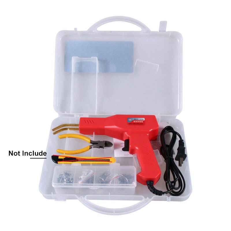 Soldador de plástico para coche, herramientas de garaje, grapadoras en , máquina de grapas de plástico de PVC, reparación de grietas de Pvc: 110V USA Plug / simple package