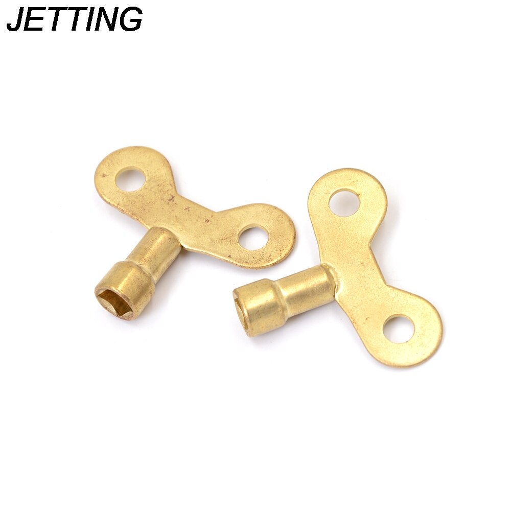 2pcs/lot key for water tap Solid Brass Special lock Radiator Plumbing Bleed Key Square Socket Hole Water Tap Faucet Key