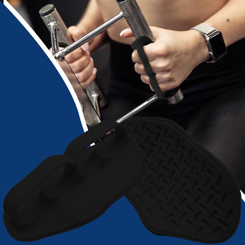 2PCS Strength Training Silicone Hand Guard Fitness Weight Lifting Wrist Guards Pull-up Hard Pull Gloves Assist Grip Assist Strap