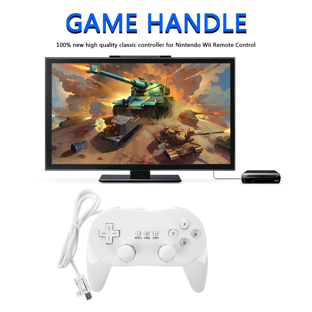 Classic Wired Game Controller Gaming Pro Remote Voor Nintendo Wii Shock Joystick Gamepad Voor Nintendo Wii Tweede Generatie