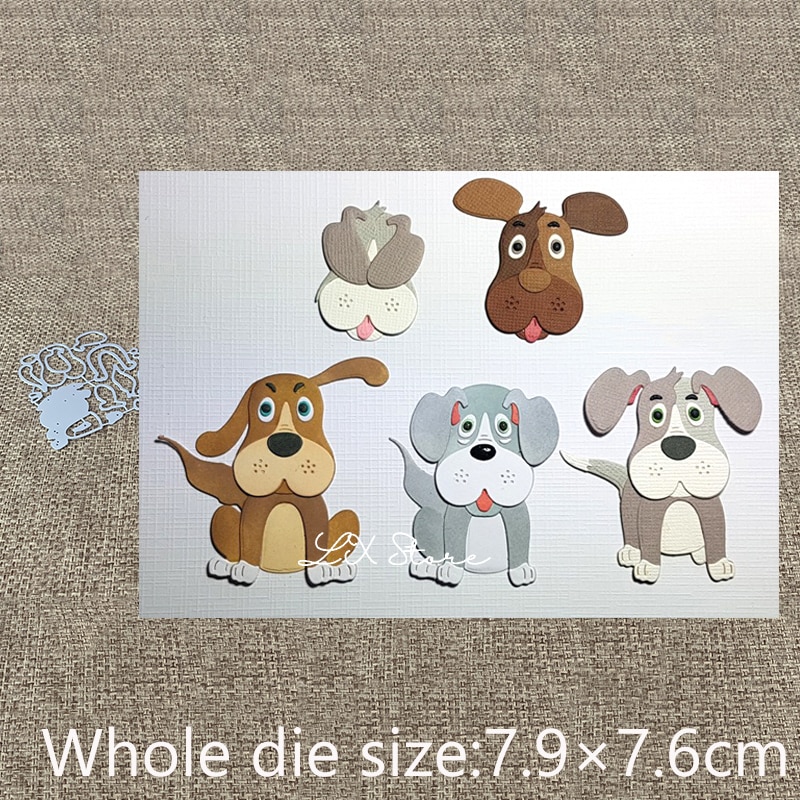 Craft Metal die cuts Cutting Die lovely puppy dog ... – Grandado
