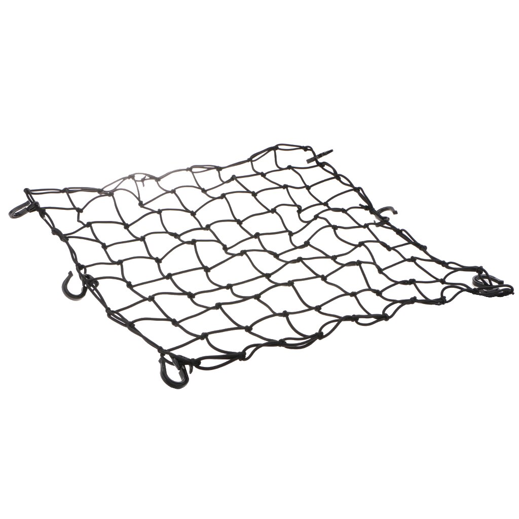 Black Car SUV Roof Top Rack Luggage Carrier Cargo Basket Elasticated Net