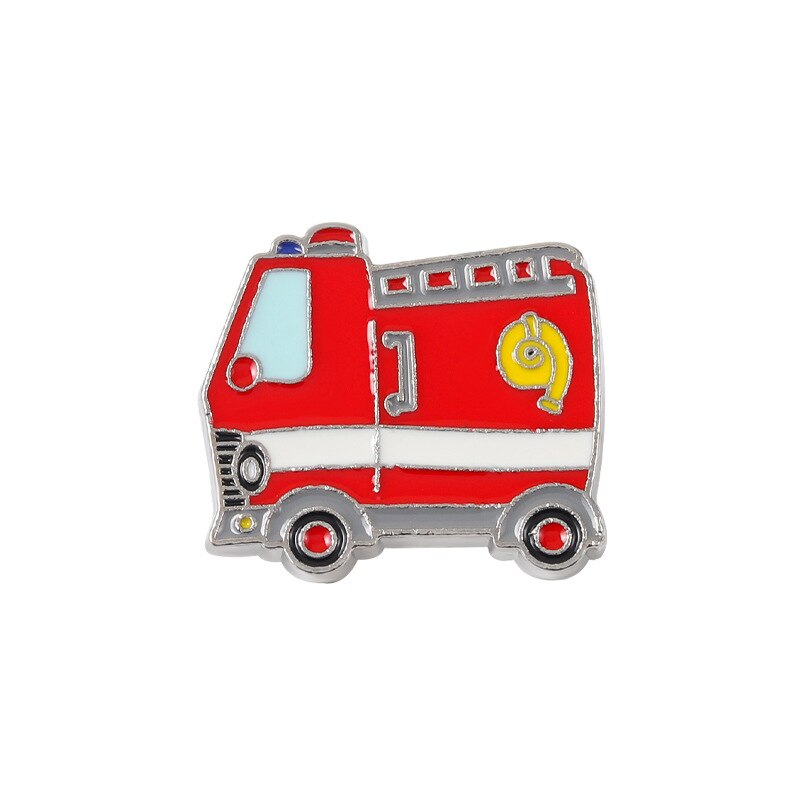 Broche de voiture en alliage pour femme, épingles en émail, voiture, Bus, voyage, , paysage, amour, , Badge, bijoux: Style-27XZ2172-8