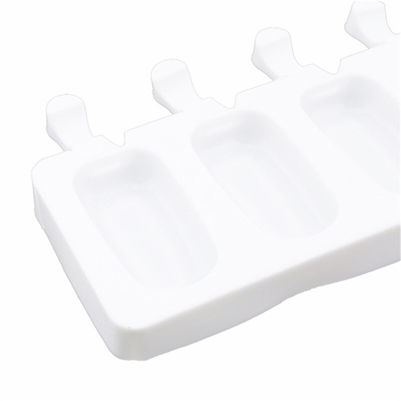 Homemade Food Grade Silicone Ice Cream Molds Ice Lolly Moulds Freezer Ice Cream Bar Molds With Popsicle Sticks Eco-Friendly