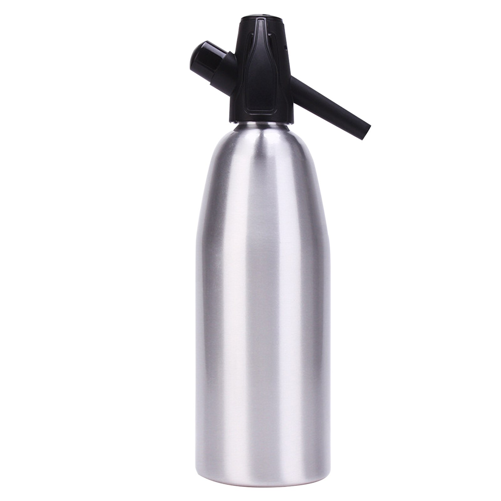 Soda Siphon Gun Bubble 1L Make Sparkling Gas Water Generator Comb Water Dispenser Gin Fizz Cocktails And Wine Spritzers: Silver