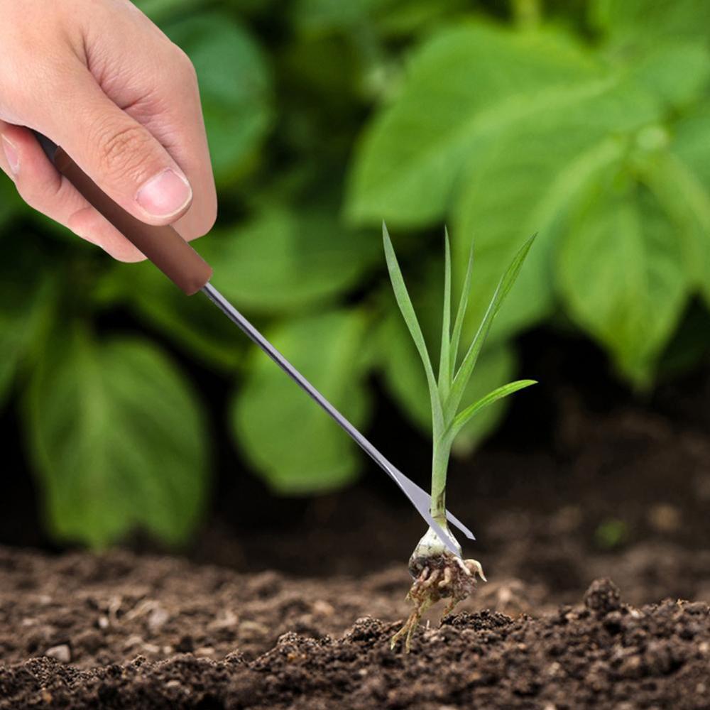 Weeding Fork Hand Tool Planting Transplanting Wood Cultivating Trimming Gadgets Pull Tools Remover Handle Manual Garden