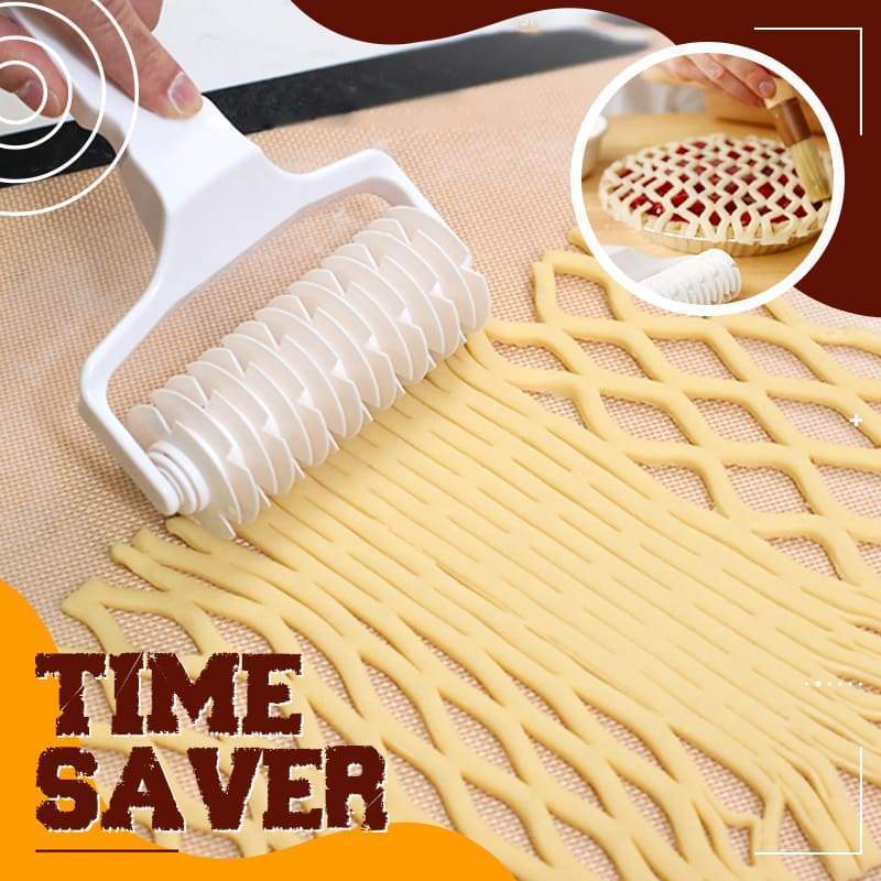 1PC Pastry Lattice Roller Cutter Plastic Dough Cookie Pie Pizza Wheel Cutter Baking Tool Kitchen Accessories
