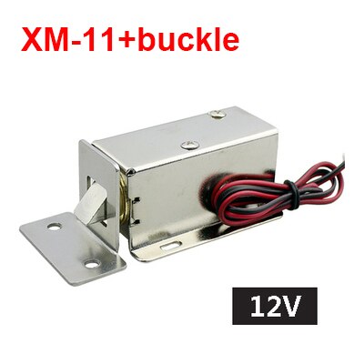Mini wasserdichte elektromagnetische schloss DC 12V elektrische bolzen schloss kleine elektrische steuerung schrank türschloss: XM-11-Schnalle