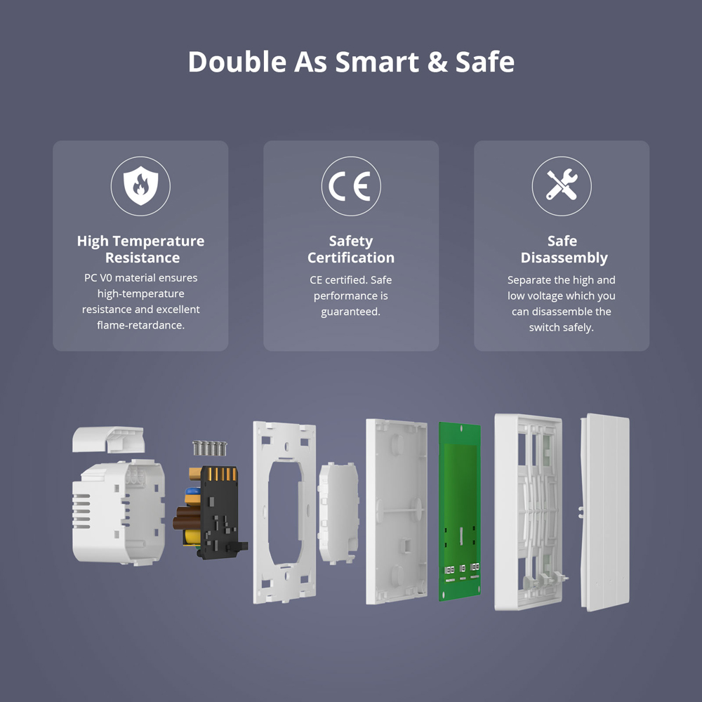 Sonoff M5-120 matéria interruptor de parede inteligente esp32 em dois sentidos ewelink-remoto switchman controle de voz funciona alexa google apple casa alice