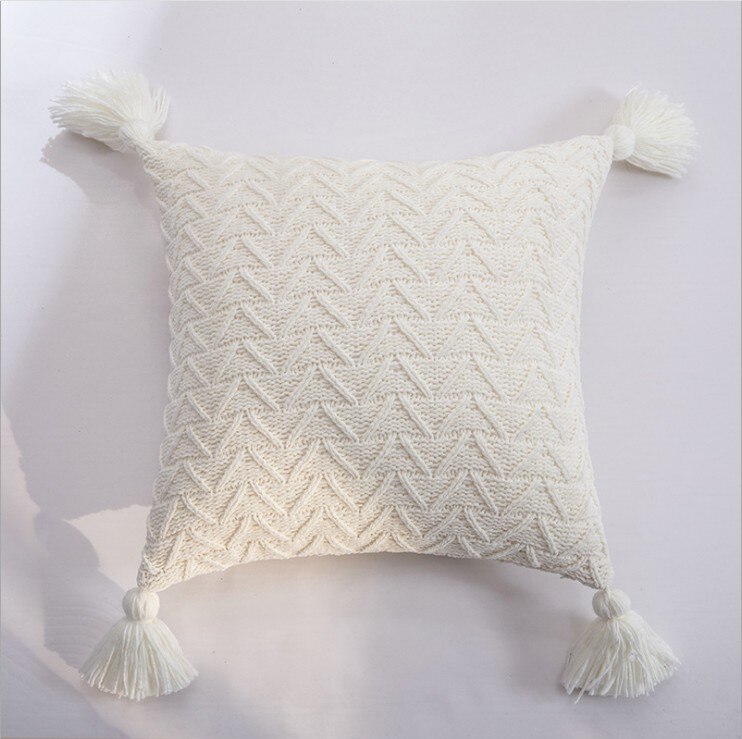 Sierkussen Isaac - zwart/off-white - 30x50 cm | Leen Bakker