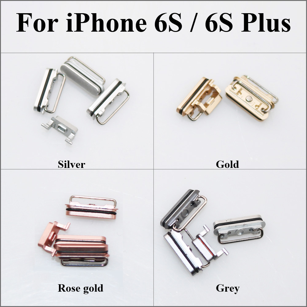 ChengHaoRan Voor iPhone 6 6 P 6 S 6 S Plus 6SP out Power knop Volume Mute Knoppen Toetsen Side Knoppen Volledige Set Reparatie onderdelen vervangen