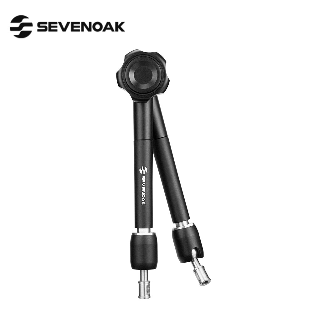 Sevenoak SK-ARM15A brazo mágico articulado de aluminio pivotable de 360 ° viene con extremos giratorios diseñados para luces, monitores, etc